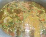 A picture of step 4 of Kathyawari cholay chaat.