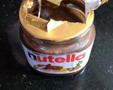 A picture of step 1 of Chocolate sandwich.