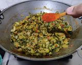 A picture of step 8 of Bitterguord Curry | Paavakkai Curry.