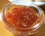 A picture of step 14 of Bún Thịt Nướng with Scallion Oil.