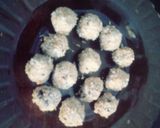 Foto langkah ke 4 dari resep Sate Bola Bola Pisang Coklat Crispy..
