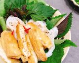 Hình bước làm 3 của món Bún đậu trộn