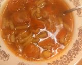 Zöldbab leves recept fázis 5 fotója