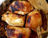 A picture of step 3 of My 3 different marinated chicken thighs. 👩‍🍳.