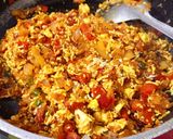 A picture of step 6 of Paneer Bhurji.