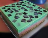 Foto langkah ke 11 dari resep Cake Lapis Puding Busa.