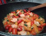 Foto langkah ke 3 dari resep Tumis Udang kulit Melinjo.