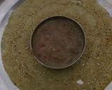 A picture of step 8 of Chawal aate ka chila.