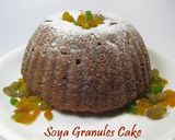 A picture of step 4 of Soya Granules Cake.