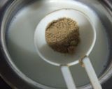 A picture of step 1 of Hot Masala Dalgona Coffee.