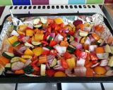 A picture of step 3 of Vickys Balsamic Roasted Vegetables, GF DF EF SF NF.