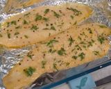 A picture of step 3 of Smoked River cobbler fillets with a cherry tomato sauce.
