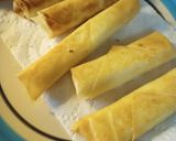 A picture of step 1 of Ricotta Spring Roll.