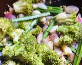 A picture of step 1 of Pirandai Broccoli soup.
