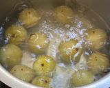 A picture of step 1 of Indian Amla(gooseberry)murabba/preserve - no refined sugar.