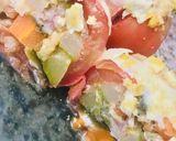 Foto del paso 5 de la receta: 🍅TOMATES🍅 RELLENOS (AL HORNO) CON ZAPALLITOS, VERDURAS VARIAS Y🧀QUESO 🧀