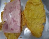 Foto del paso 2 de la receta: Croasanes de JamónCocido/Chopped y Queso al horno!!🥐