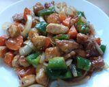 รูปขั้นตอนการทำที่ 5 ของ หมูผัดเปรี้ยวหวาน สไตล์ญี่ปุ่น (酢豚)