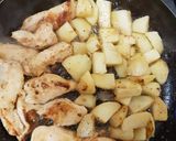 A picture of step 3 of My one Skillet Sautèed Butter Chicken & Potatoes. 😘.