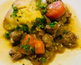 A picture of step 5 of Lamb Casserole with Dumplings.