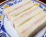 A picture of step 4 of Morning Wake-Up Ham and Cucumber Sandwich.