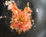 A picture of step 3 of Coriander Rice 🍚.