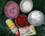 A picture of step 1 of Pomegranate delight.