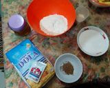 A picture of step 1 of Coconut Mitai.