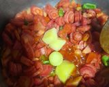 A picture of step 2 of Gajar methi.