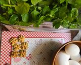 Foto del paso 1 de la receta: Tortilla de berro, ajo y nueces 🌱 🥚