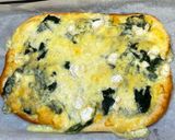 A picture of step 5 of Japanese Wakame Seaweed Pizza.