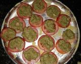 A picture of step 2 of Tomato bhajiya.