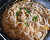Foto del paso 9 de la receta: Tallarines🥫🍝🥛con atún🍅🌶️🍝