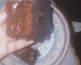 A picture of step 6 of Flaky and fudgy brownies made with oil.
