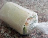 A picture of step 5 of Pinwheel sandwich Tricolour.