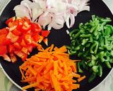 A picture of step 2 of Mix Veg Egg Roll.