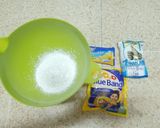 Foto langkah ke 1 dari resep Telur gabus tanpa telur (eggless cheese stick).