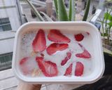Hình bước làm 5 của món Kem hoa quả eat clean