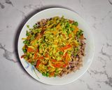 Foto del passaggio 5 della ricetta Riso Basmati 3 Colori con Verdure Croccanti