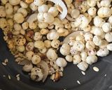 A picture of step 1 of Dhaniya panjiri.