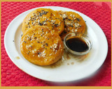 சக்கரை வள்ளி கிழங்கு பேன் கேக் (Mochi pancake recipe in tamil ரெசிபி ஸ்டேப் 6 புகைப்படம்