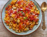 A picture of step 4 of Corn Salsa.