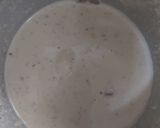 A picture of step 1 of Nawabi white paneer gravi.