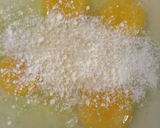 A picture of step 4 of Bucatini Carbonara.