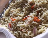 A picture of step 3 of Indomie Noodles.