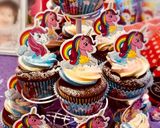 Foto del passaggio 15 della ricetta Cupcake Unicorno al Cioccolato ripieni di Nutella  e decorati con Crema al Burro Meringata