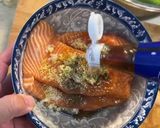A picture of step 1 of Vietnamese Grilled Salmon | Cá Hồi Nướng Mỡ Hành.