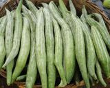 A picture of step 1 of Snakegourd coconut stir fry.