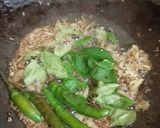 A picture of step 3 of Gujrati Kadi Chawal.