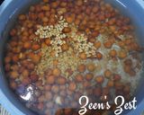 A picture of step 1 of Kala Chana/Black Chickpeas Dosas.